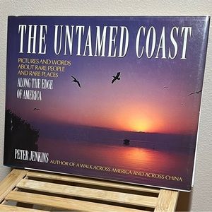 First Edition Hardcover “Untamed Coast” 1995 Photographer Peter Jenkins